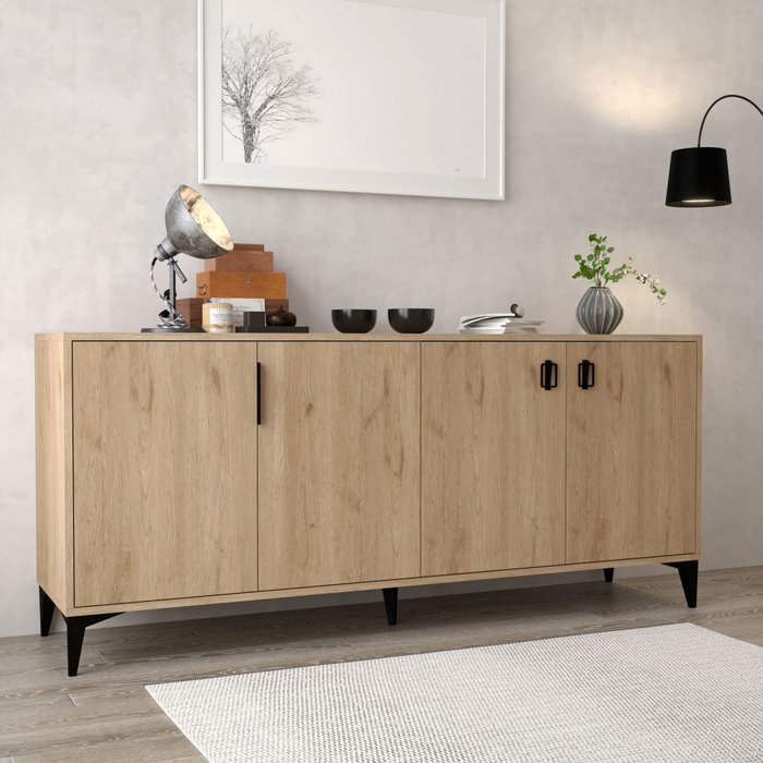Hanah Home Deren 4006 Consola Roble Zafiro